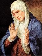 TIZIANO Vecellio Mater Dolorosa (with outstretched hands) aer